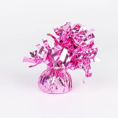 12 Stück Ballongewichte für Heliumballons Luftballons, Folie Ballon Beschwerer Ballongewicht für Hochzeit Geburtstag Party Ballons Dekoration (Pink) von Mokolife