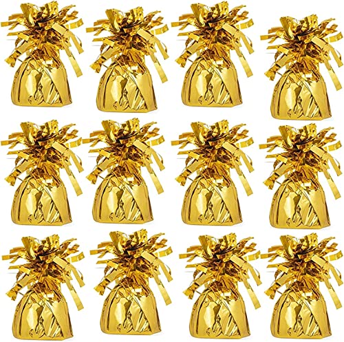 12 Stück Ballongewichte für Heliumballons Luftballons, Folie Ballon Beschwerer Ballongewicht für Hochzeit Geburtstag Party Ballons Dekoration (gold) 12 Stück Ballongewichte für Heliumballons Luftballons, Folie Ballon Beschwerer Ballongewicht für Hochzeit Geburtstag Party Ballons Dekoration (gold) von Mokolife