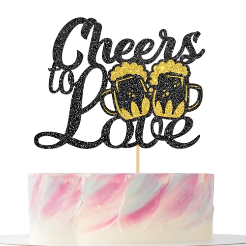 Cheers to Love Cake Topper, Hochzeitsdekoration für Junggesellinnenabschied, Verlobung oder Hochzeitsfeier, Brautparty, Foto-Requisitenschild Cheers to Love Cake Topper, Hochzeitsdekoration für Junggesellinnenabschied, Verlobung oder Hochzeitsfeier, Brautparty, Foto-Requisitenschild von Mokonate