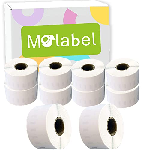Molabel 99012 10-Pack Compatible with Dymo LabelWriter 310, 320, 330 Series, 400 Series, 450 Series, 4XL, EL40, EL60 and SLP 100, 120, 200, 220, 240, 400, 410, 420, 430, 440, 450 von Molabel