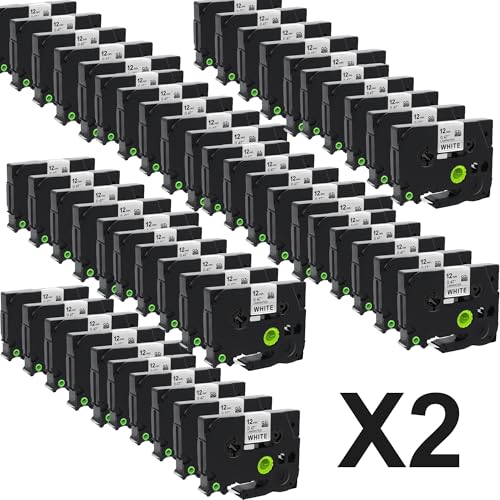 Molabel Pack of 100 Compatible TZe231 for Brother TZe-231 TZ-231 Tze 12 mm 0.47 Laminated White Tze Label Tape for P-Touch PT-H100R PT-H105 PT-H100LB PT320 PT340 ST1150 ST1150DX PT10 300 PT301700 Molabel Pack of 100 Compatible TZe231 for Brother TZe-231 TZ-231 Tze 12 mm 0.47 Laminated White Tze Label Tape for P-Touch PT-H100R PT-H105 PT-H100LB PT320 PT340 ST1150 ST1150DX PT10 300 PT301700 von Molabel