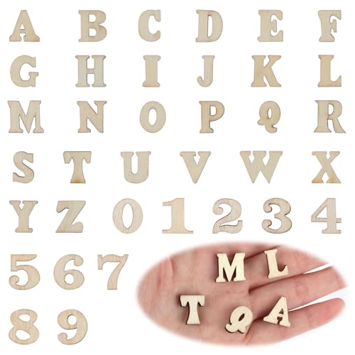 Molain 204 Stück Holzbuchstaben und Holzzahlen, Buchstaben Holz A-Z, Zahlen Holz 0-9 Holzbuchstaben Klein Holzbuchstaben zum Basteln für Dekoration, Frühes Lernen, DIY Bastelprojekte(Buchstabe+Zahl) Molain 204 Stück Holzbuchstaben und Holzzahlen, Buchstaben Holz A-Z, Zahlen Holz 0-9 Holzbuchstaben Klein Holzbuchstaben zum Basteln für Dekoration, Frühes Lernen, DIY Bastelprojekte(Buchstabe+Zahl) von Molain