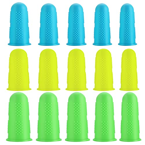 Molain Fingerschutz, 15 Stück Heißkleber Fingerschutz Silikon Schnittfeste Fingerschutzkappen Zubehör für Pistole Wachs Kolophonium Harz Honig Klebstoffe Scrapbooking Nähen Handwerk Molain Fingerschutz, 15 Stück Heißkleber Fingerschutz Silikon Schnittfeste Fingerschutzkappen Zubehör für Pistole Wachs Kolophonium Harz Honig Klebstoffe Scrapbooking Nähen Handwerk von Molain