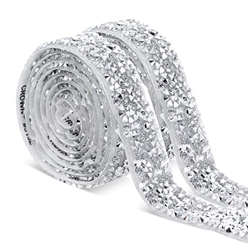 Molain Kristall-Strassband, 2 Meter Diamantband, selbstklebend, glitzernde Bänder, Kristall-Diamant-Aufkleber für Hochzeit, Geburtstag, Dekorationen, Kunsthandwerk, 15 mm + 20 mm, 2 Größen Molain Kristall-Strassband, 2 Meter Diamantband, selbstklebend, glitzernde Bänder, Kristall-Diamant-Aufkleber für Hochzeit, Geburtstag, Dekorationen, Kunsthandwerk, 15 mm + 20 mm, 2 Größen von Molain
