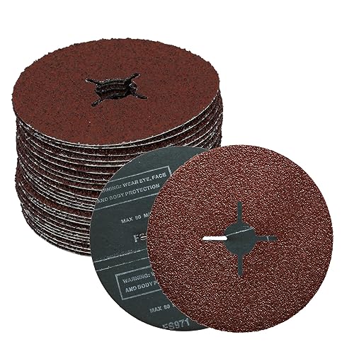 Molatool 25 Stück Fiberschleifscheiben Korund 125 mm P40 Molatool 25 Stück Fiberschleifscheiben Korund 125 mm P40 von Molatool