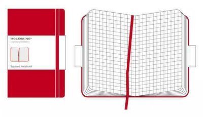 (Moleskine Squared Notebook, Pocket, Hard Red) By Moleskine (Author) Hardcover on (08 , 2009) von Moleskine