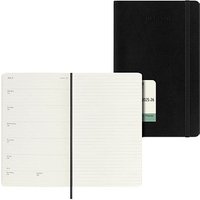 MOLESKINE Buchkalender Wochenkalender Juli 2025 - Dezember 2026 schwarz von Moleskine