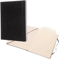 MOLESKINE Notizbuch Classic Collection fester Einband ca. DIN A4 blanko, schwarz Hardcover 192 Seiten, 1 St. von Moleskine
