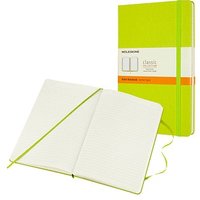 MOLESKINE Notizbuch Classic Collection fester Einband ca. DIN A5 liniert, hellgrün Hardcover 240 Seiten von Moleskine