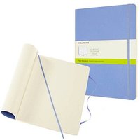 MOLESKINE Notizbuch Classic Collection flexibler Einband ca. DIN A4 blanko, hortensienblau Softcover 192 Seiten von Moleskine