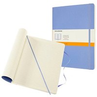 MOLESKINE Notizbuch Classic Collection flexibler Einband ca. DIN A4 liniert, hortensienblau Softcover 192 Seiten von Moleskine