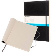 MOLESKINE Notizbuch Classic Collection flexibler Einband ca. DIN A4 punktkariert, schwarz Softcover 192 Seiten, 1 St. von Moleskine