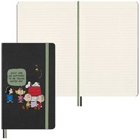 MOLESKINE Notizbuch Peanuts Gruppe ca. A5 liniert, grau Hardcover 176 Seiten von Moleskine