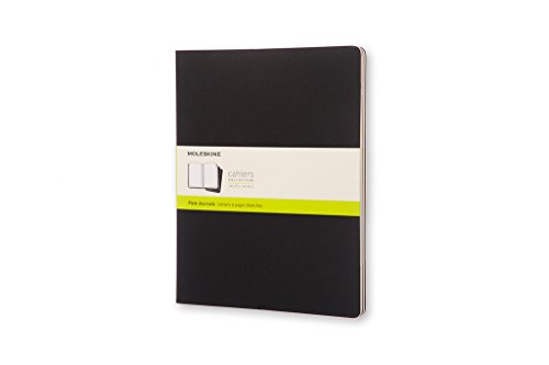 Moleskine Cahier, Notizhefte, 3er Set, schwarz, XXLarge Moleskine Cahier, Notizhefte, 3er Set, schwarz, XXLarge von Moleskine