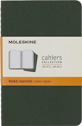 Moleskine Cahier Journal, Set mit 3 Notizbüchern mit Linierten Seiten, Kartonumschlag mit Sichtbarer Baumwollnaht, Farbe Schwarz, Pocket-Format 9 x 14 cm, 64 Seiten Moleskine Cahier Journal, Set mit 3 Notizbüchern mit Linierten Seiten, Kartonumschlag mit Sichtbarer Baumwollnaht, Farbe Schwarz, Pocket-Format 9 x 14 cm, 64 Seiten von Moleskine