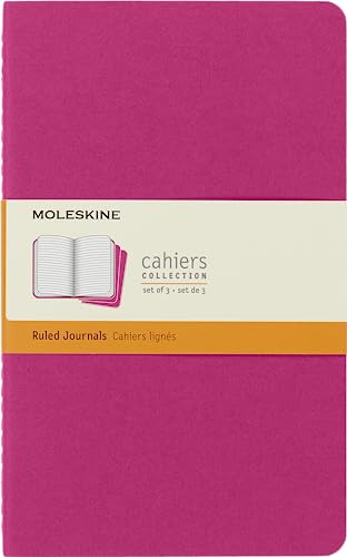 Moleskine Cahier Notizheft, Large 13 x 21 cm, 80 Seiten, Kinetisches Pink Moleskine Cahier Notizheft, Large 13 x 21 cm, 80 Seiten, Kinetisches Pink von Moleskine