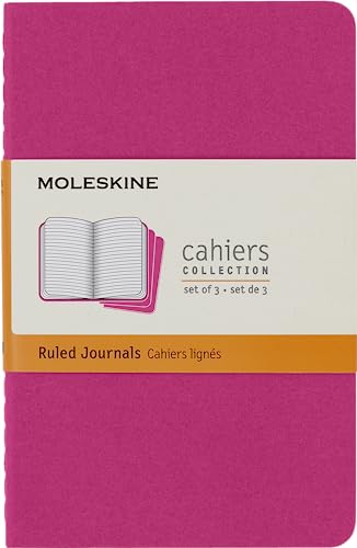 Moleskine Cahier Notizheft, Pocket 9 x 14 cm, 64 Seiten, Kinetisches Pink von Moleskine