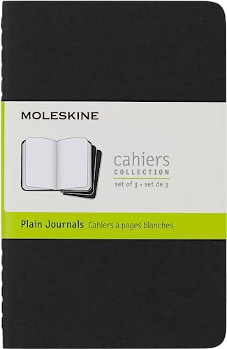 Moleskine Buch Taschenformat, weiche schwarze Kartonabdeckung, 9 x 14 cm - Set aus 3 von Moleskine