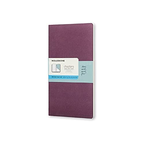 Moleskine Chapter Notizheft Slim Medium, Punktraster, pflaume von Moleskine