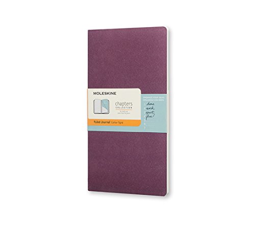 Moleskine Chapter Notizheft Slim Pocket, Liniert, pflaume Moleskine Chapter Notizheft Slim Pocket, Liniert, pflaume von Moleskine