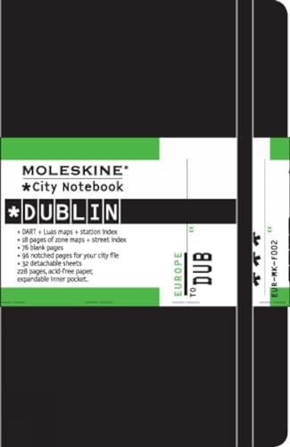 Moleskine City Notebook Dublin, Pocket, Hardcover, schwarz von Moleskine