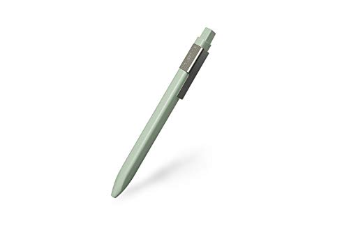 Moleskine Click Kugelschreiber Mittlere Spitze 1,0 mm (Rechteckige Form und Clip für Notizbücher, Nachfüllbar) salbeigrün von Moleskine