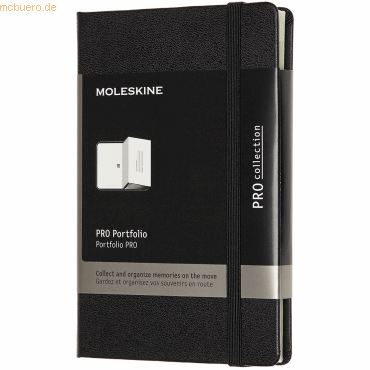 Moleskine Fächermappe Pocket A6 Hardcover schwarz Moleskine Fächermappe Pocket A6 Hardcover schwarz von Moleskine