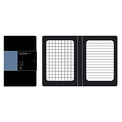Moleskine Folio Tools / Memo-Karten 10 liniert, 10 kariert / Pocket / Papier 200g/m2 von Moleskine