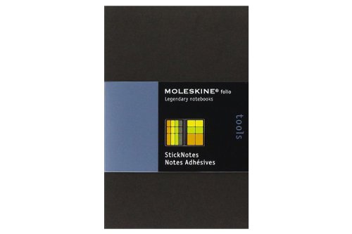 Moleskine Folio Tools Haftnotizen, Papier 80mg, 4 Formate, 360 Stück farbig von Moleskine