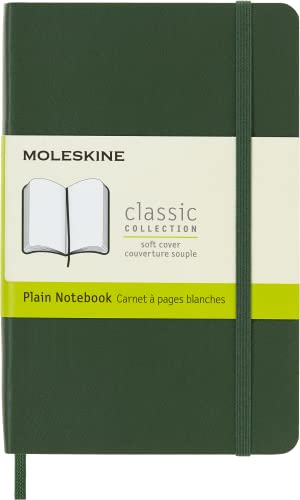 Moleskine Klassisches Notizbuch, Punktierter Notizblock mit weichem Einband und elastischem Verschluss, Taschenformat 9 x 14 cm, Myrtegrün, 192 Seiten Moleskine Klassisches Notizbuch, Punktierter Notizblock mit weichem Einband und elastischem Verschluss, Taschenformat 9 x 14 cm, Myrtegrün, 192 Seiten von Moleskine
