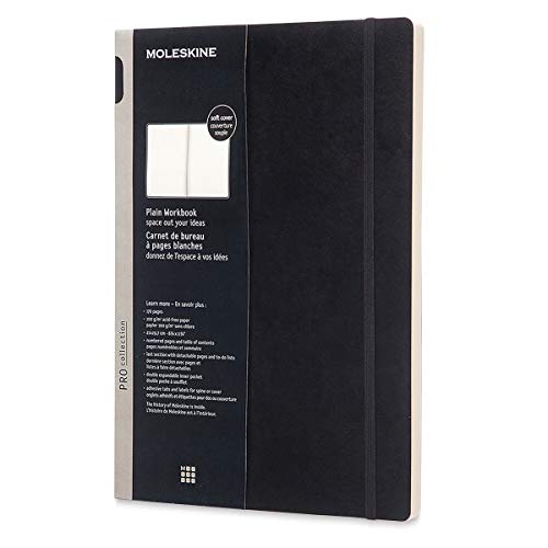 Moleskine Konzeptbuch A4, Blanko, Soft Cover, Schwarz von Moleskine
