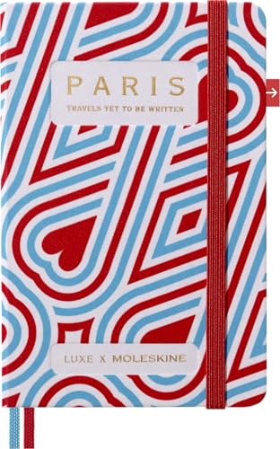Moleskine LUXE Notizbuch Paris City mit ReiseInhalten, Fester Leinwandeinband und Elastische Schließung, Taschen Format 9 x 14 cm Moleskine LUXE Notizbuch Paris City mit ReiseInhalten, Fester Leinwandeinband und Elastische Schließung, Taschen Format 9 x 14 cm von Moleskine