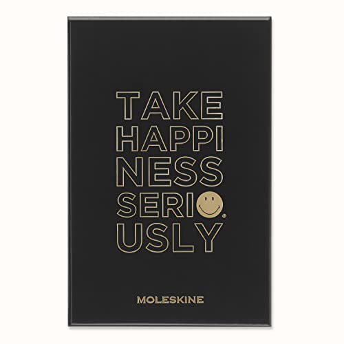 Moleskine - Limitierte Edition, Smiley Liniertes Notizbuch mit Sammlerbox, Journal mit Hardcover und Elastikverschluss, Großformat 13 x 21 cm, Farbe Schwarz Moleskine - Limitierte Edition, Smiley Liniertes Notizbuch mit Sammlerbox, Journal mit Hardcover und Elastikverschluss, Großformat 13 x 21 cm, Farbe Schwarz von Moleskine