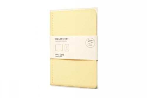 Moleskine Nachrichten Notizkarte Pocket, Kartoneinband frangipani-gelb von Moleskine
