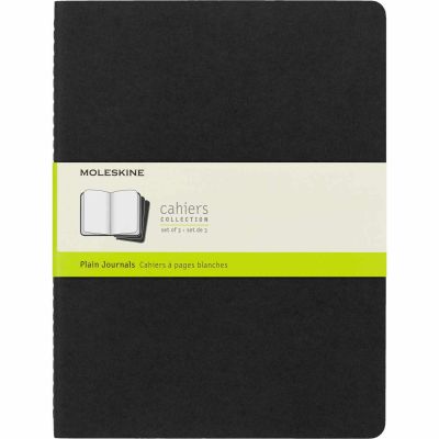 Notizbücher Cahier XL blanko Kartoneinband 3 Stück von Moleskine