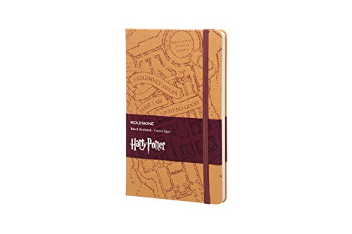 Moleskine Notizbuch Harry Potter, Large/A5, Liniert, Hard Cover, Karte des Rumtreibers, natur von Moleskine