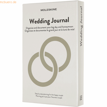 Moleskine Notizbuch Passion Journal Large A5 Hochzeit Hardcover 188 Bl von Moleskine