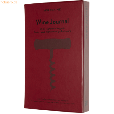Moleskine Notizbuch Passion Journal Large A5 Wein Hardcover 200 Blatt Moleskine Notizbuch Passion Journal Large A5 Wein Hardcover 200 Blatt von Moleskine