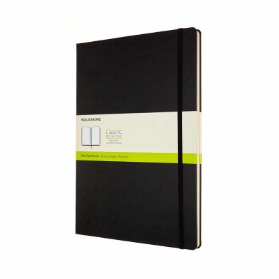 Notizbuch blanko Hard Cover schwarz A4 von Moleskine