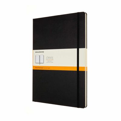 Notizbuch liniert Hard Cover schwarz A4 von Moleskine