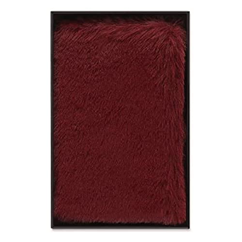 Moleskine - Notizbuch mit Kunstfell, Hardcover und Elastikverschluss, Größe Extra-Small, Farbe Ahornrot von Moleskine
