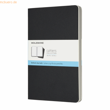 Moleskine Notizheft Cahier Large A5 Punktraster Kartoneinband VE=3 Stü von Moleskine