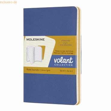 Moleskine Notizheft Volant Pocket A6 liniert Softcover VE=2 Stück verg von Moleskine