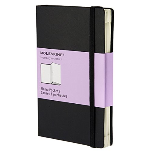 Moleskine Organizer Notizbücher / Fächerbuch / Pocket / Fester Einband / Schwarz von Moleskine