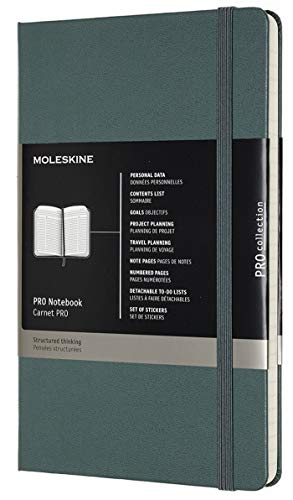 Moleskine Professionelles PROPFNTB3HK19 Notizbuch (Large, Hard Cover) Waldgrün von Moleskine