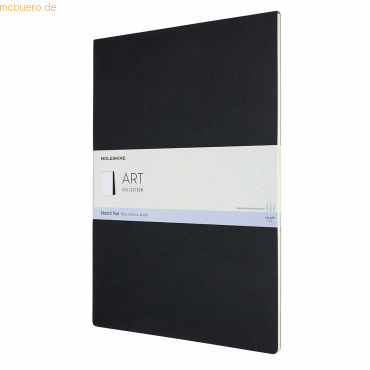 Moleskine Skizzenblock A3 120g/qm Kartoneinband schwarz von Moleskine