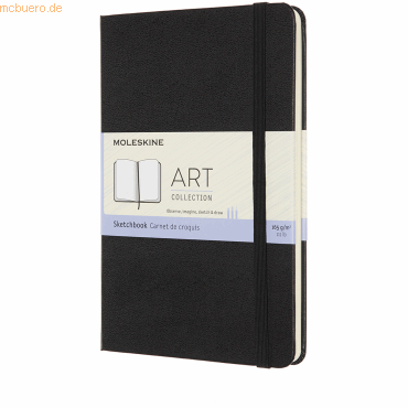 Moleskine Skizzenbuch Medium 11,5x18cm 165g/qm 44 Batt Hardcover schwa Moleskine Skizzenbuch Medium 11,5x18cm 165g/qm 44 Batt Hardcover schwa von Moleskine