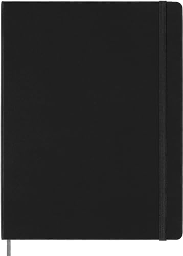 Moleskine Smart Notebook, Smart Writing System, Digitales Notizbuch mit Hardcover, Linierten Seiten und Elastischem Verschluss, Größe Extra-Large 19 x 25 cm, Farbe Schwarz von Moleskine