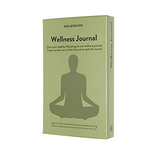 Moleskine Wellness Journal (Themen-/ Hardcover Notizbuch zur Überwachung Ihrer Gesundheits, und Fitnessziele, 13 x 21 cm, 400 Seiten) von Moleskine