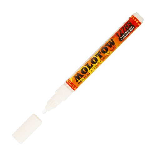 Belton Molotow One4All 127HS Marker, 2mm Spitze,(5,0ml) Farbe: signalweiss(160) von Molotow